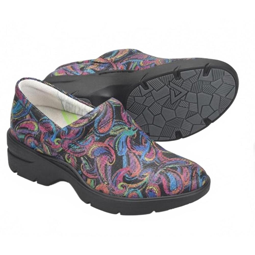 Nurse Mates Align Indya Clogs - Rainbow Multi Size 9.5